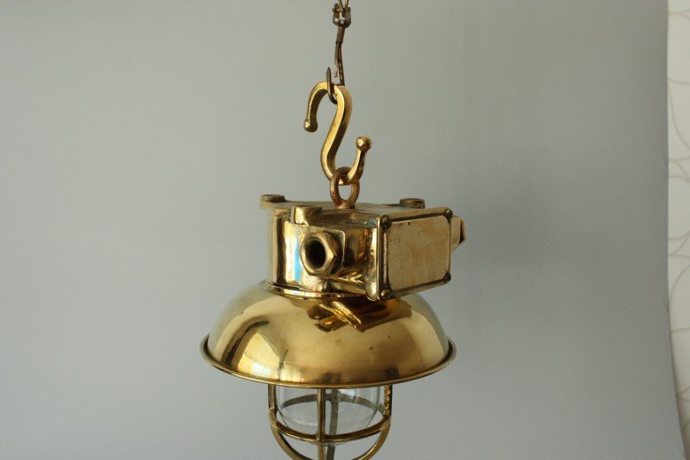 nautical-ceiling-light-with-frosted-globe-5140 nautical-ceiling-light-with-frosted-globe-5140